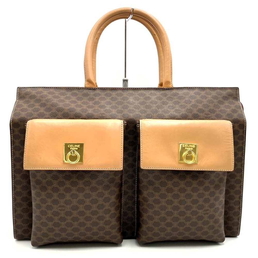 Celine Multi-Pocket Macadam Pattern Brown - image 1